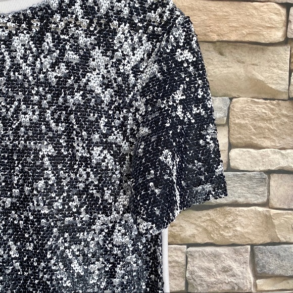 Zara Trafaluc Ombré Sequin Shift Dress Size M - Picture 5 of 8